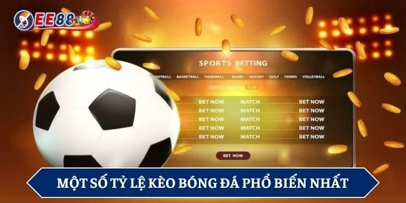 Một số tỷ lệ kèo bóng đá phổ biến nhất