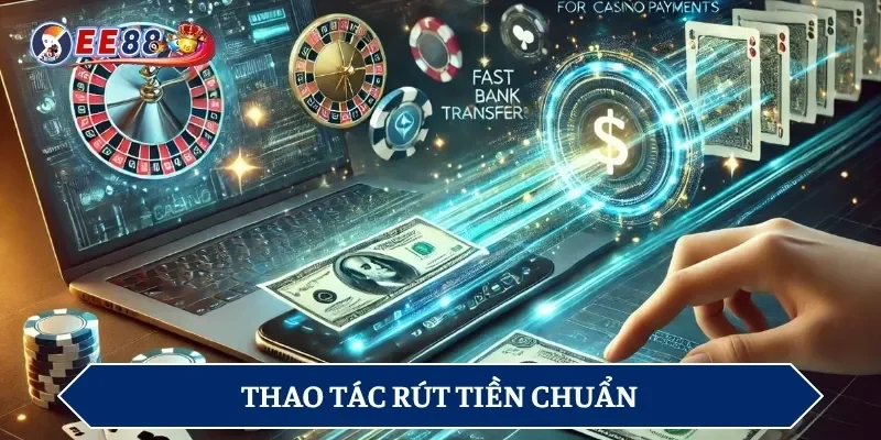 Thao tác rút tiền chuẩn